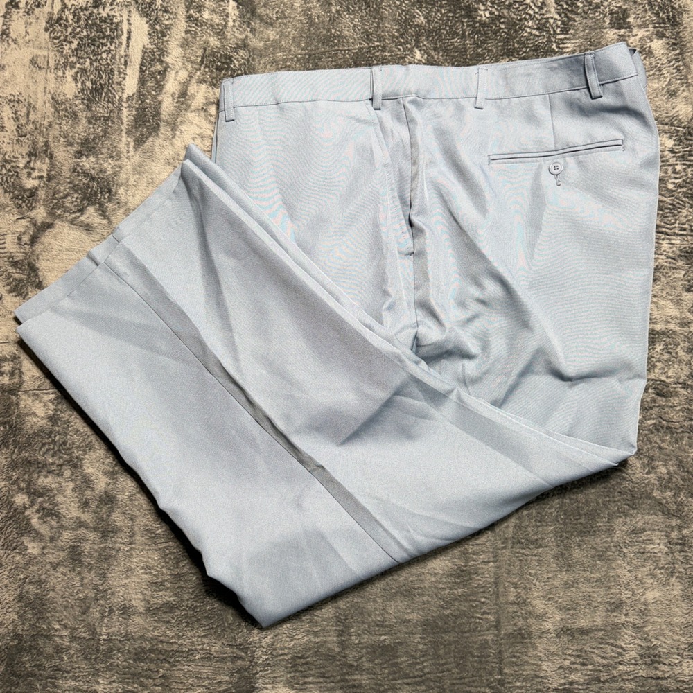 Haband Dress Pants Men 58 M Light Blue